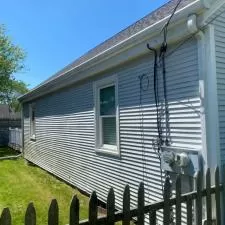 Vinyl Siding Gutter Brightening 3