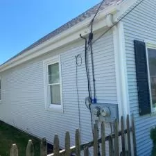 Vinyl Siding Gutter Brightening 4