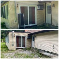 Vinyl Siding Cleaning and Rear Paver Patio Cleaning in East Greenwich, RI 4