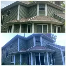 Wooden Painted House Cleaned in Lincoln, RI 0