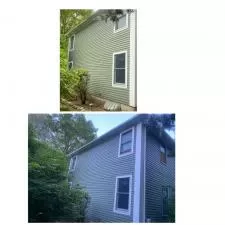 Wooden Painted House Cleaned in Lincoln, RI 1