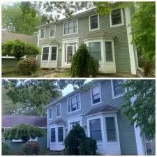 Wooden Painted House Cleaned in Lincoln, RI 2