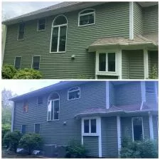 Wooden Painted House Cleaned in Lincoln, RI 3