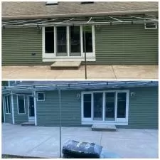 Wooden Painted House Cleaned in Lincoln, RI 5