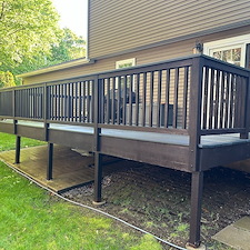 Deck Washing In Cranston Rhode Island  Image