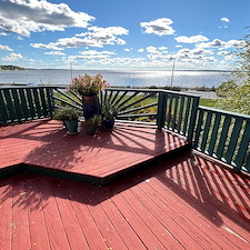 slip-and-slide-into-the-ocean-Deck-cleaning-in-Barrington-RI-prep-for-paint 9