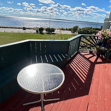 slip-and-slide-into-the-ocean-Deck-cleaning-in-Barrington-RI-prep-for-paint 15